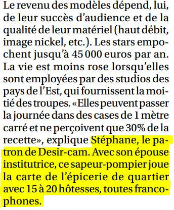 extrait desir cam presse